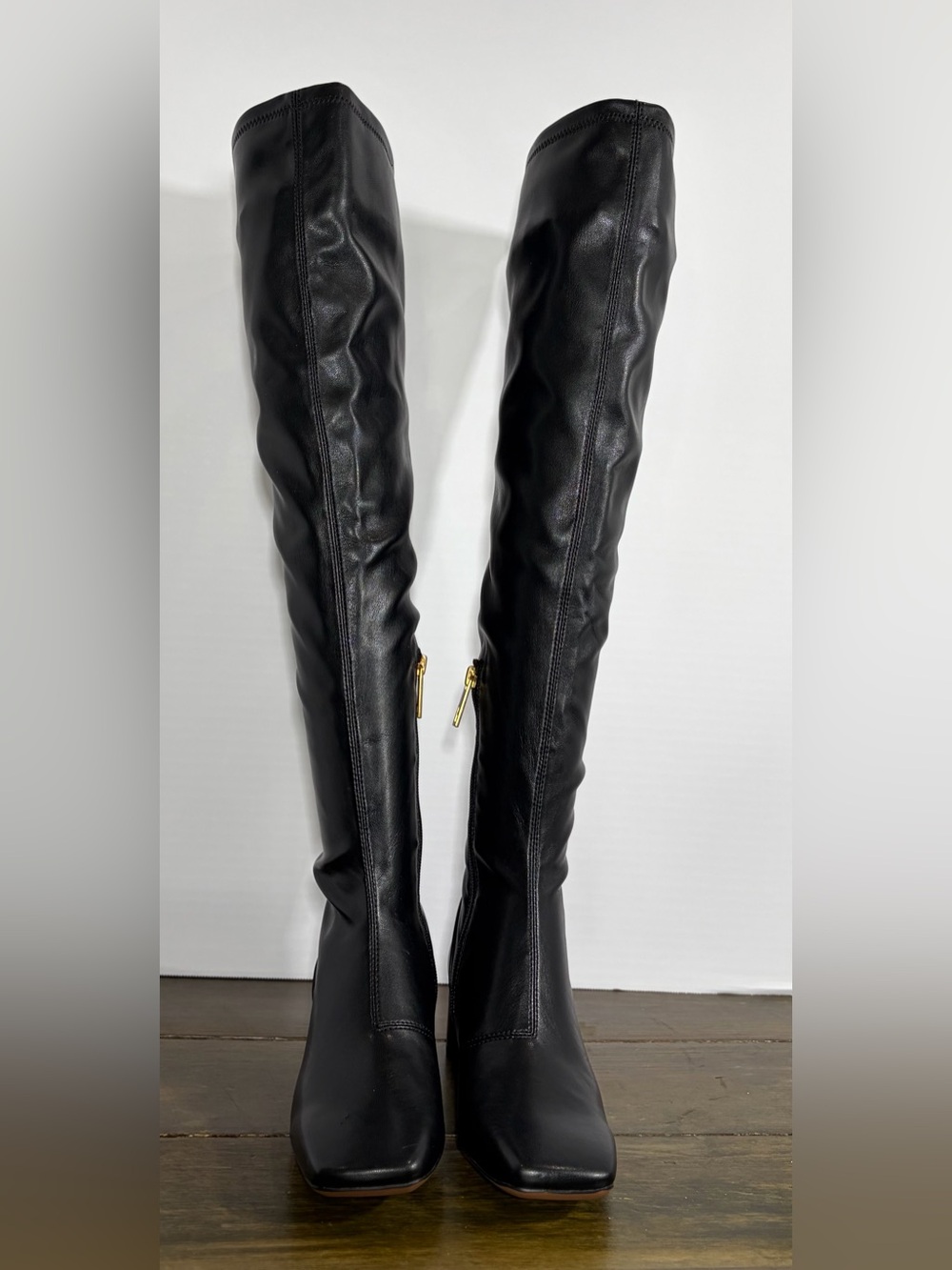 NEWFranco Sarto Women's Novara Over the Knee Square Toe Boots Size 5.5 - Picture 3 of 12